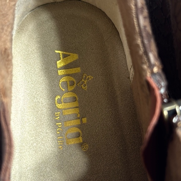 Alegria Slip-On Ankle Boots Nell Delicut Tawny NWOB SZ 40/9.5-10 US comfort - Picture 2 of 7